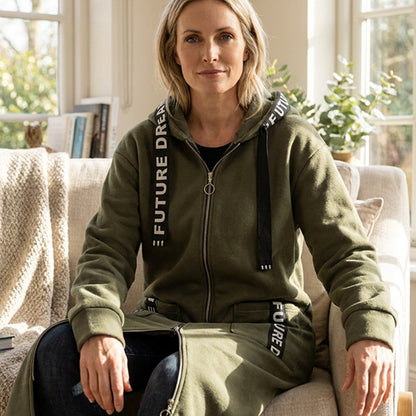 CASELLA™ | Oversize Kapuzen-Sweatshirt-Mantel