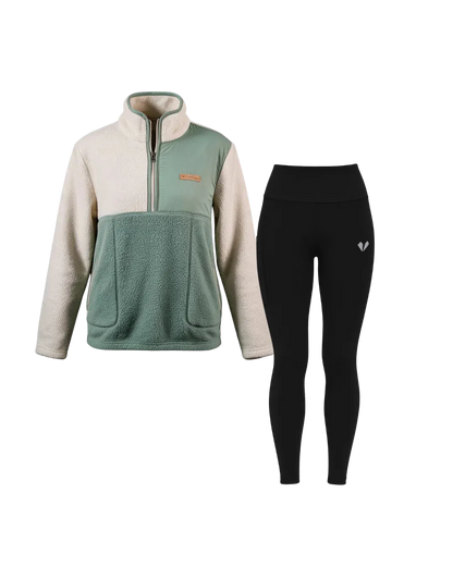NOREA™ | Sherpa Half-Zip & Leggings