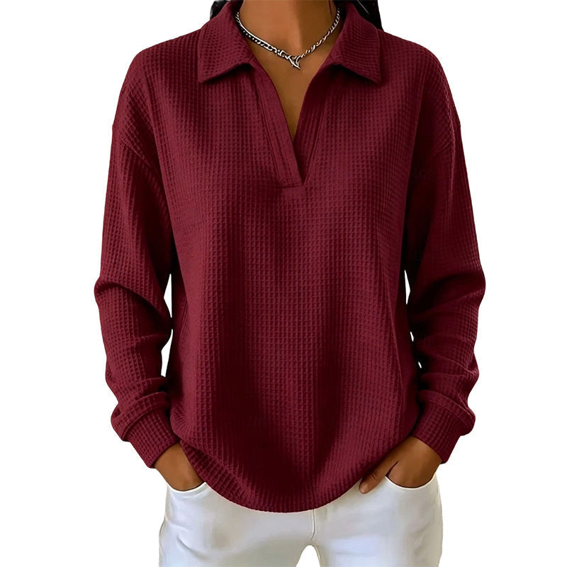 MELINE™ | Strickoberteil mit V-Ausschnitt