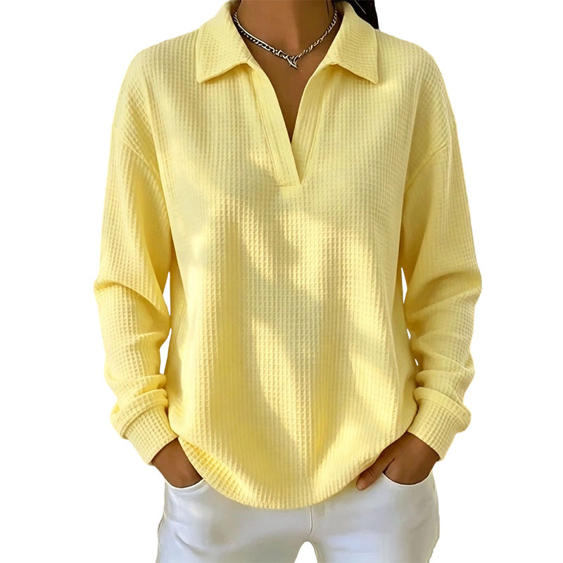 MELINE™ | Strickoberteil mit V-Ausschnitt