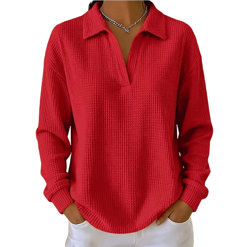 MELINE™ | Strickoberteil mit V-Ausschnitt