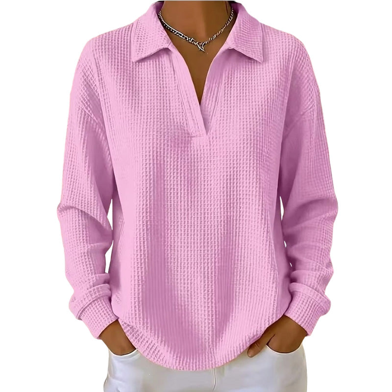 MELINE™ | Strickoberteil mit V-Ausschnitt