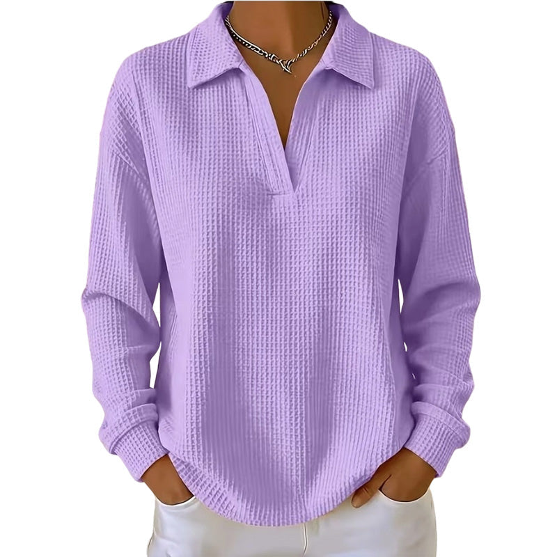 MELINE™ | Strickoberteil mit V-Ausschnitt