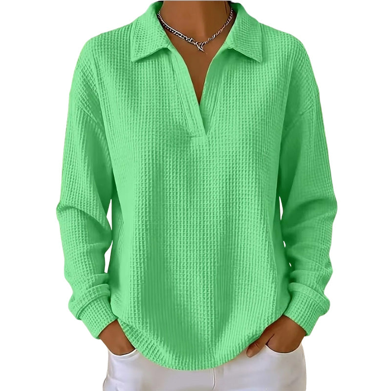 MELINE™ | Strickoberteil mit V-Ausschnitt