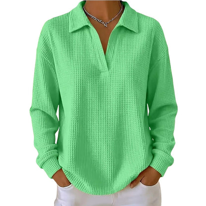 MELINE™ | Strickoberteil mit V-Ausschnitt