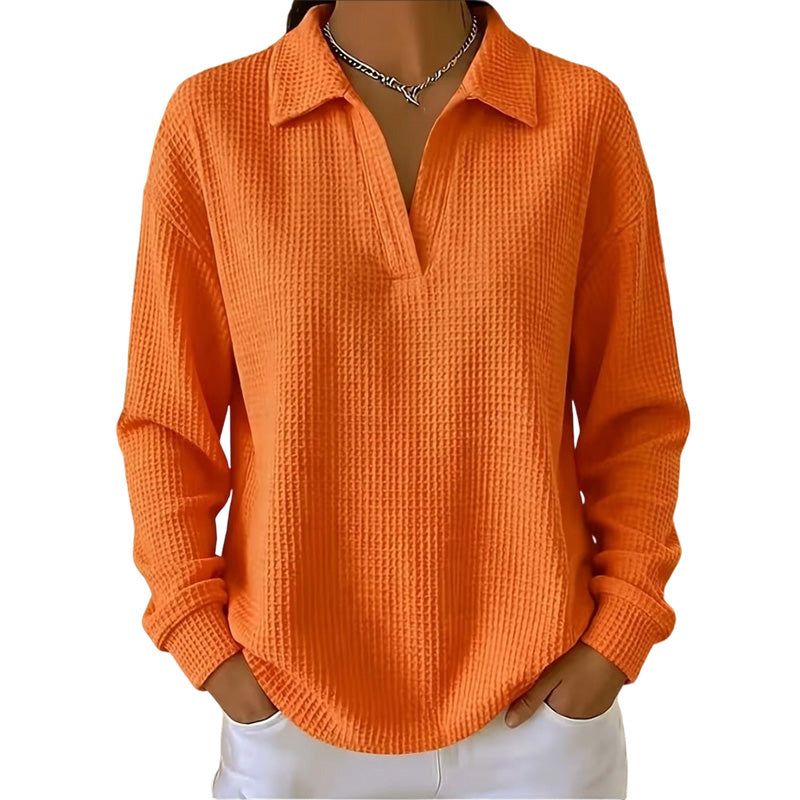 MELINE™ | Strickoberteil mit V-Ausschnitt