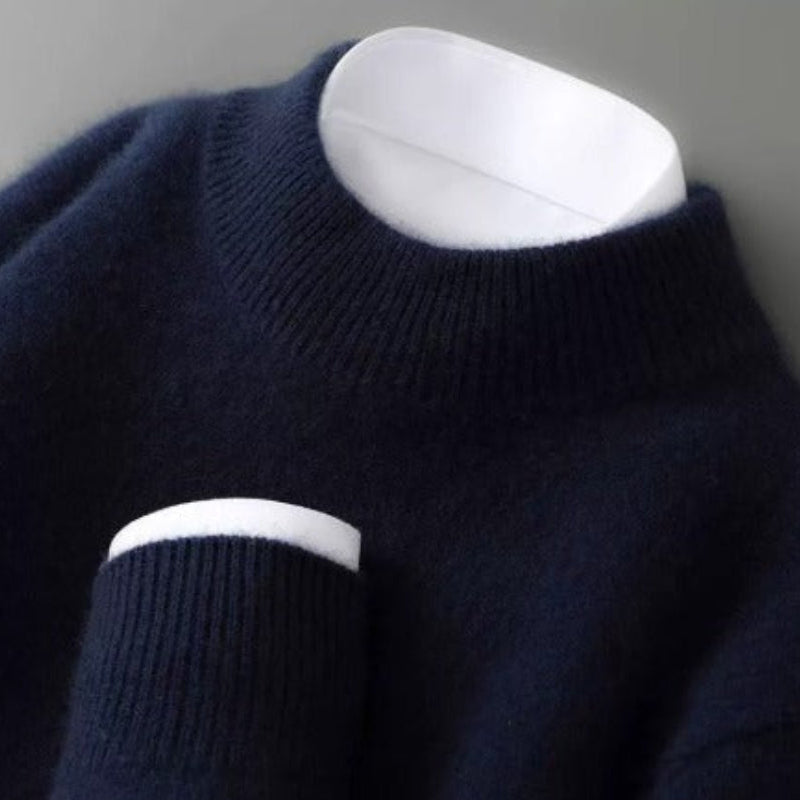 BERLIN™ | Kaschmirpullover mit Stehkragen
