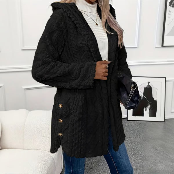 LUMARA™ | Winterjacke mit Kapuze & Rautenmuster