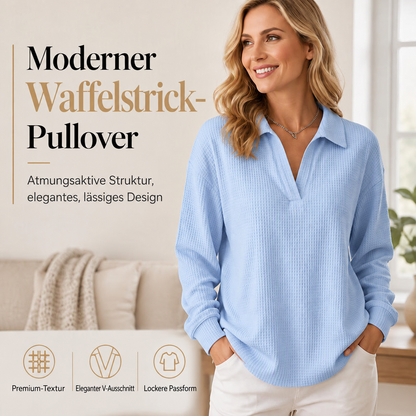 MELINE™ | Strickoberteil mit V-Ausschnitt