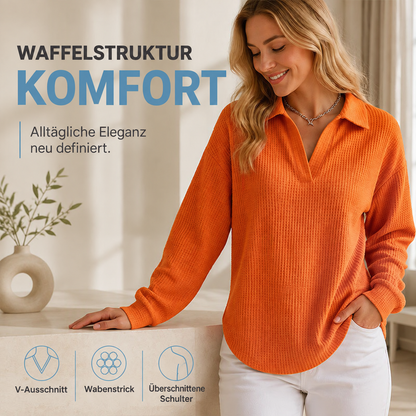 MELINE™ | Strickoberteil mit V-Ausschnitt