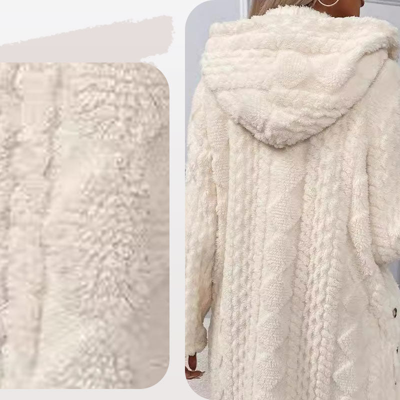 LUMARA™ | Winterjacke mit Kapuze & Rautenmuster
