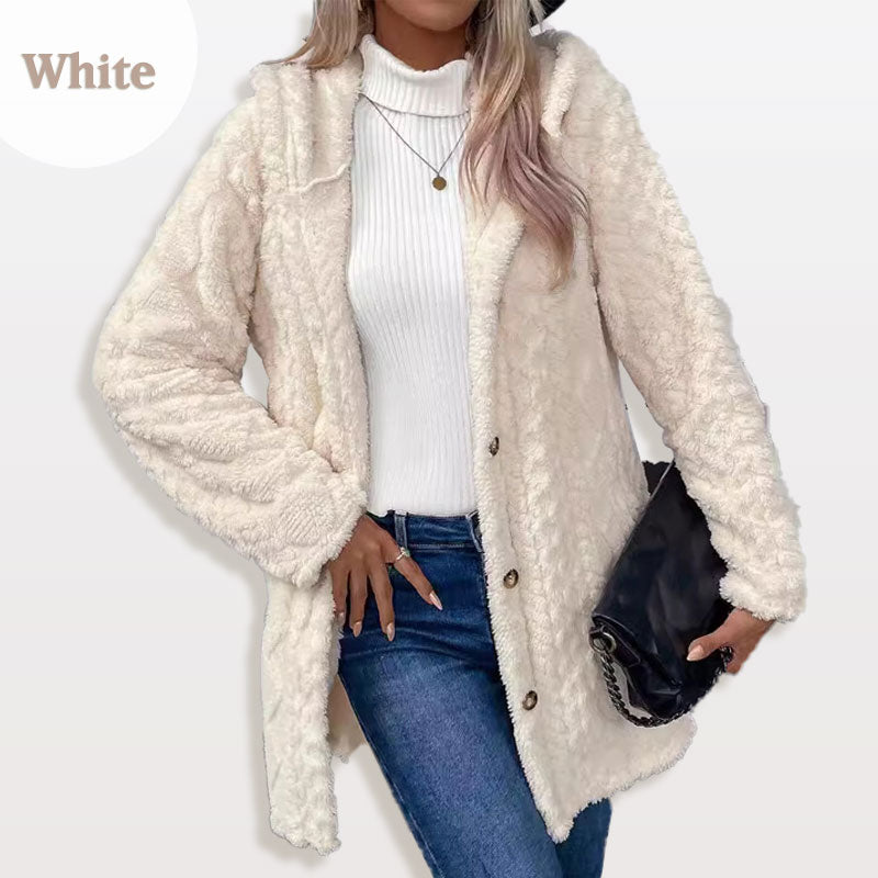 LUMARA™ | Winterjacke mit Kapuze & Rautenmuster