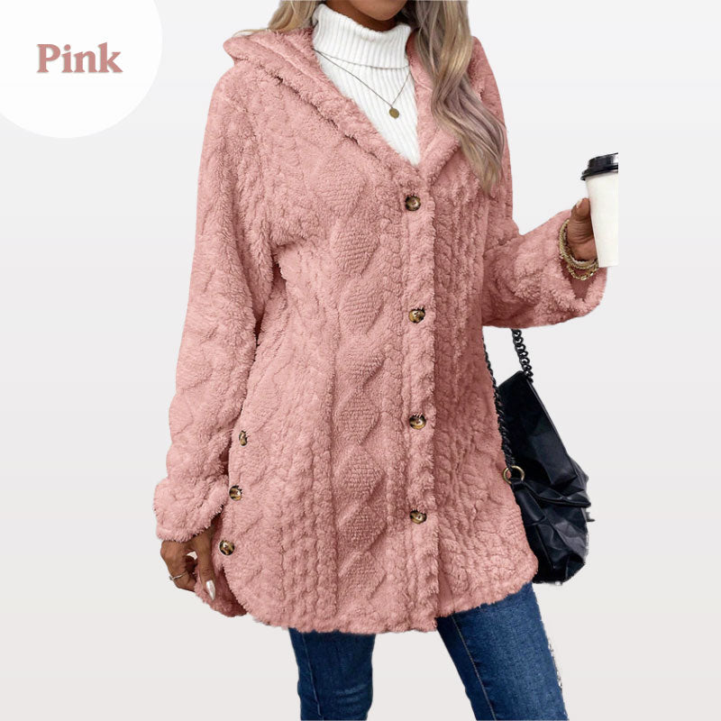 LUMARA™ | Winterjacke mit Kapuze & Rautenmuster