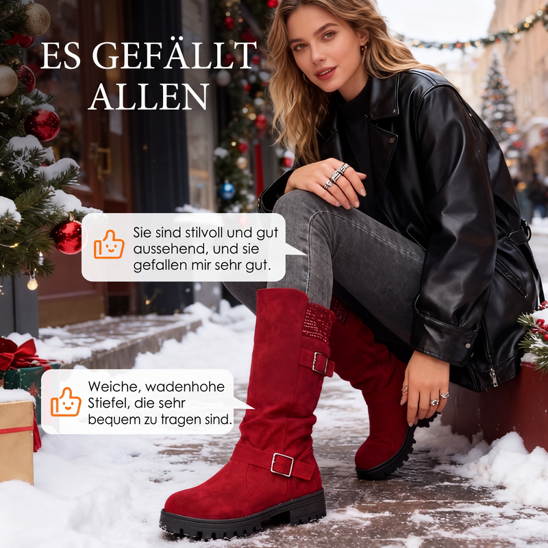 BRISENA™ | Lässige Damen-Wadenstiefel